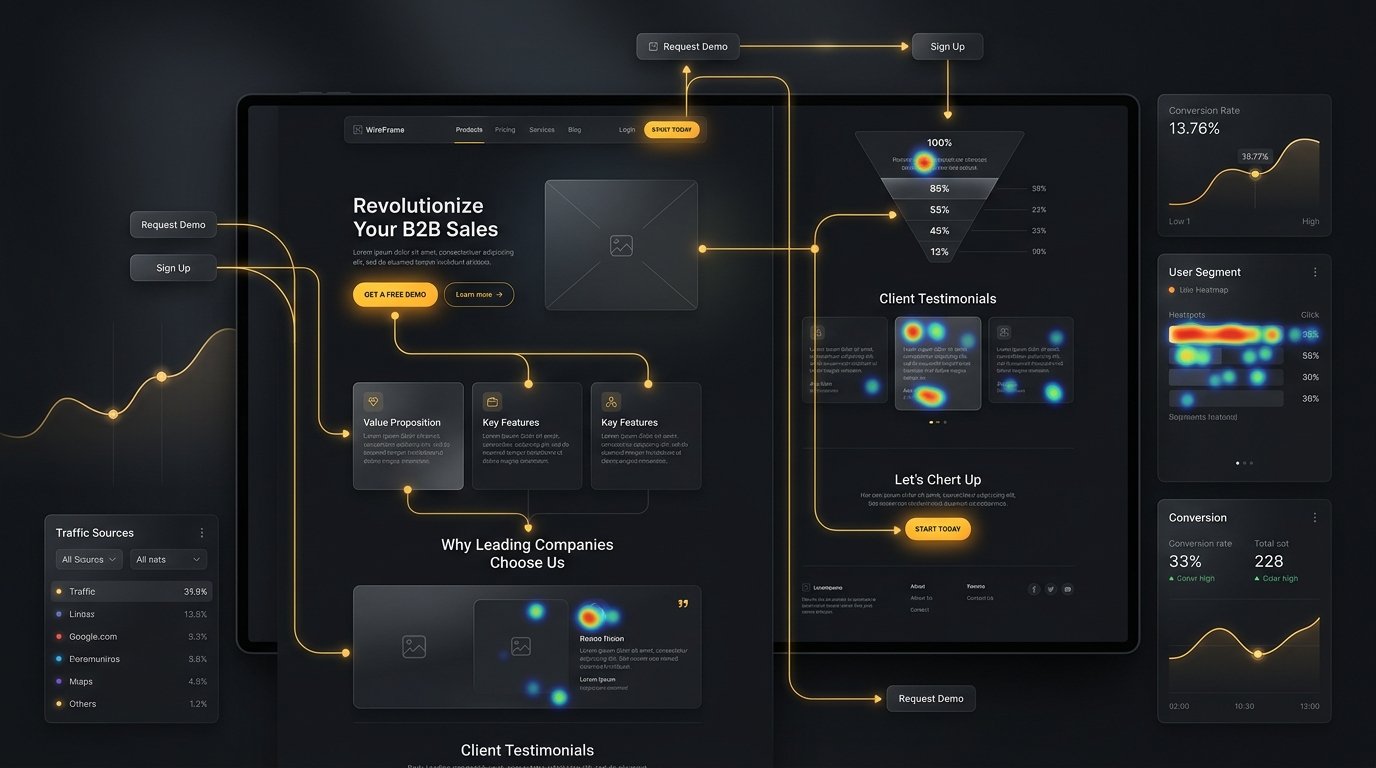 The Anatomy of a 15%+ Converting B2B Landing Page - Studio Ravya Article