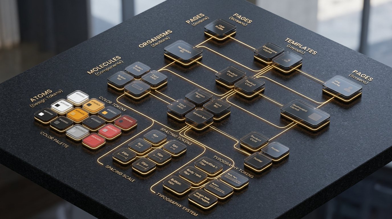 Building Scalable Design Systems from Day One: Tokens, Components, and Consistency - Studio Ravya Article